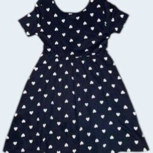 Old Navy Girl's Heart Dress 8 Med ~ Like New